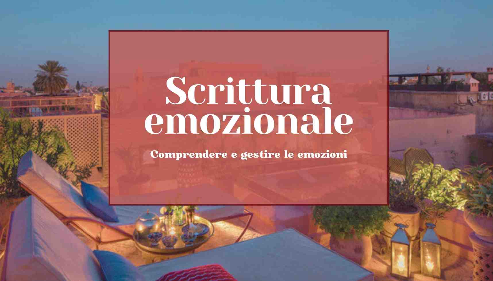 Corso WEBINAR SCRITTURA EMOZIONALE